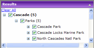 Ejemplo de b�squeda de resultados
